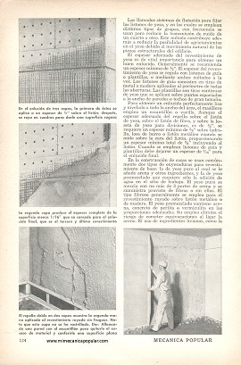 El Secreto de una Buena Enyesadura - Junio 1954