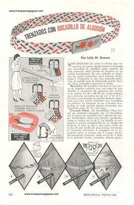 Trenzados con Bocadillo de Algod&oacute;n - Febrero 1949
