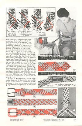 Trenzados con Bocadillo de Algod&oacute;n - Febrero 1949