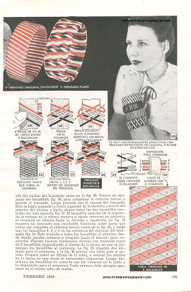 Trenzados con Bocadillo de Algod&oacute;n - Febrero 1949