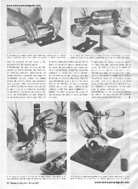 Adornos de Botellas Desechadas - Marzo 1973