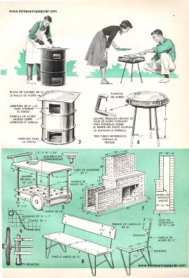 Equipo Para Patio y Barbacoa - Junio 1960