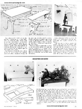 Fáciles Trabajos Para Su Casa - Noviembre 1967