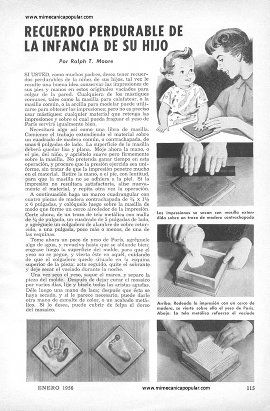 Recuerdo Perdurable de la Infancia de su Hijo - Enero 1956