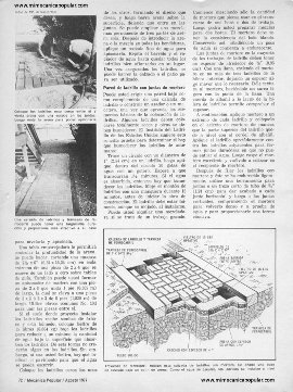 Trabajando con ladrillos - Agosto 1977