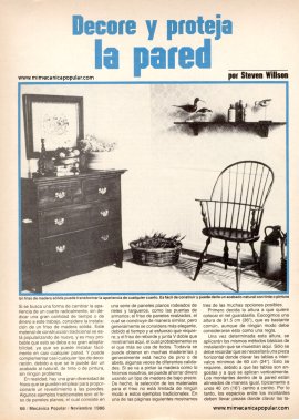 Decore y proteja la pared -Friso - Noviembre 1986