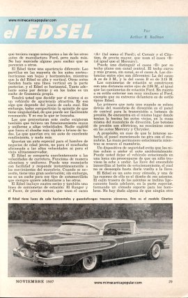 He aquí - - el EDSEL - Noviembre 1957