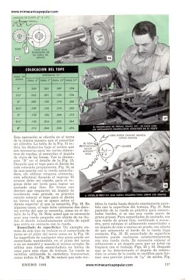 Los Esmerilados en el Torno - Enero 1950