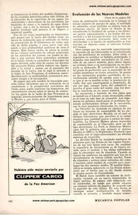 Evaluación de los nuevos modelos 1958 - Enero 1958