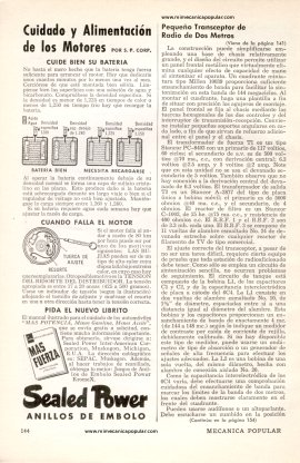 Peque&ntilde;o Transceptor de Radio de Dos Metros - Abril 1955