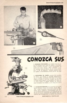 Conozca Sus Herramientas - Febrero 1953