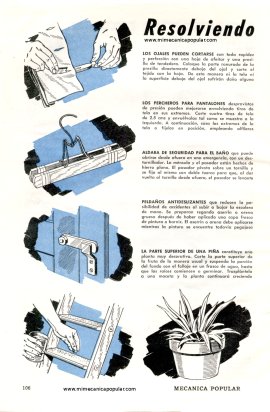 Resolviendo problemas del Hogar - Enero 1950