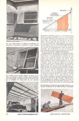 Modernice su casa con paneles translúcidos - Abril 1955