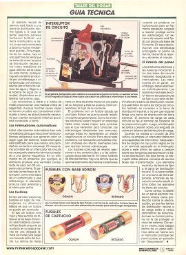 Panel eléctrico - Marzo 1990