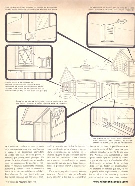 Proteja su Casa Contra ladrones - Abril 1975