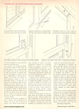 Proteja su Casa Contra ladrones - Abril 1975