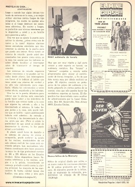Proteja su Casa Contra ladrones - Abril 1975