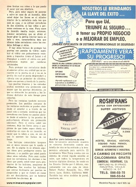 Proteja su Casa Contra ladrones - Abril 1975