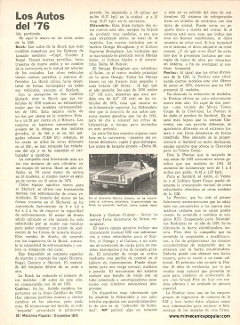 Los Autos del 76: Chevrolet - Diciembre 1975