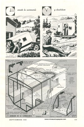 Carrocería Desmontable para Pick up - Septiembre 1950
