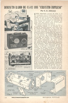 Diminuto Radio de CA-CC - Octubre 1952