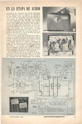 Diminuto Radio de CA-CC - Octubre 1952