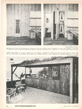 Ideas para su Casa de Vacaciones - Julio 1967