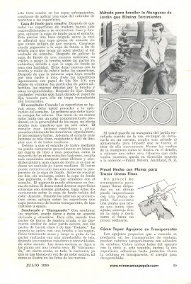 Nueva Vida Para el Mobiliario Viejo - Julio 1950