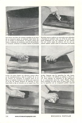 Use el Abrasivo-Lija Apropiado - Parte II - Julio 1950