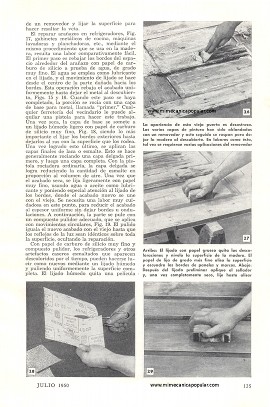 Use el Abrasivo-Lija Apropiado - Parte II - Julio 1950