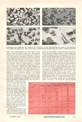 Use el Abrasivo Apropiado - Parte I - Junio 1950
