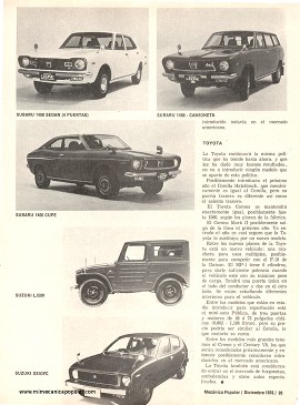 Los Autos Japoneses del 77 - Diciembre 1976