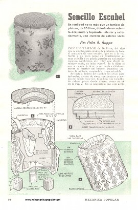 Trabajos f&aacute;ciles para el taller casero - Diciembre 1947