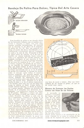 Trabajos f&aacute;ciles para el taller casero - Diciembre 1947