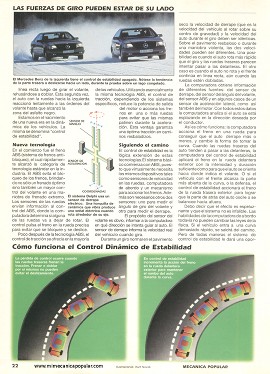 Las fuerzas de giro pueden estar de su lado en su automóvil - Marzo 1996