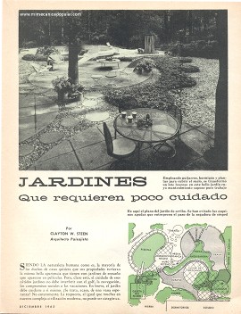 Jardines que requieren poco cuidado - Diciembre 1962