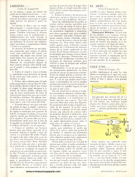 Jardines que requieren poco cuidado - Diciembre 1962
