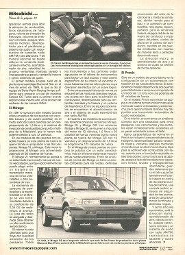 Mitsubishi de 1991 - Abril 1991