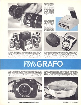 Para el fotógrafo - Noviembre 1963