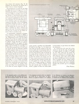 ¡Al Tren! -sencillo juguete de madera - Febrero 1962