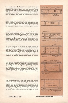 Aislamiento Ac&uacute;stico de la Casa - Diciembre 1956
