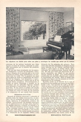 Aislamiento Ac&uacute;stico de la Casa - Diciembre 1956