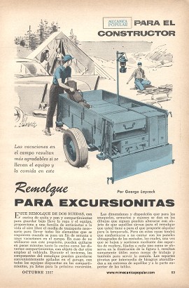 Remolque Para Excursionistas - Octubre 1957