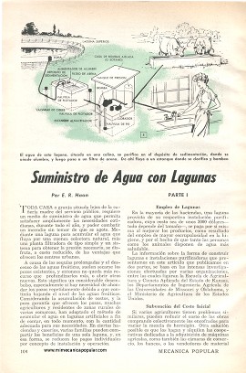 Suministro de Agua con Lagunas - Parte 1 - Septiembre 1959
