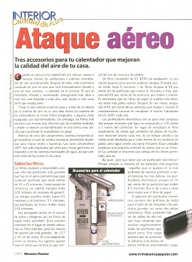 Tres accesorios para tu calentador que mejoran la calidad del aire de tu casa - Octubre 2001