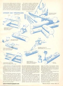 Una caba&ntilde;a de estilo tradicional -Febrero 1987