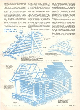 Una caba&ntilde;a de estilo tradicional -Febrero 1987