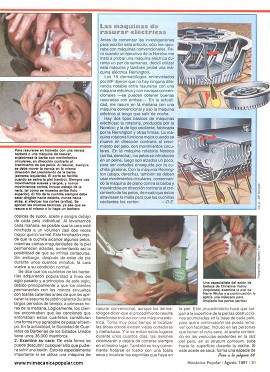 C&oacute;mo Rasurarse - Agosto 1987