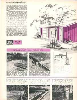 Construya El Patio-Garaje MP - Julio 1965