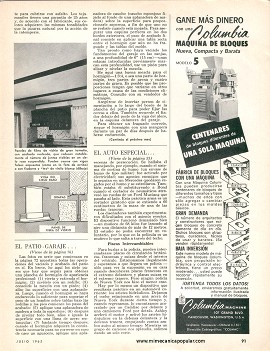 Construya El Patio-Garaje MP - Julio 1965